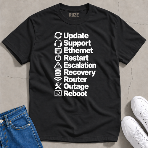 IT Support "User Error" T-Shirt