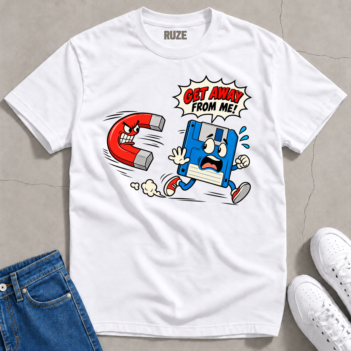 "Get Away!" Floppy T-Shirt