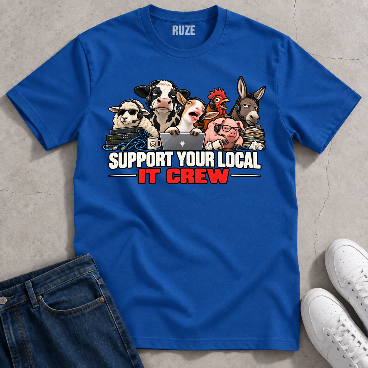 Support IT Crew T-Shirt
