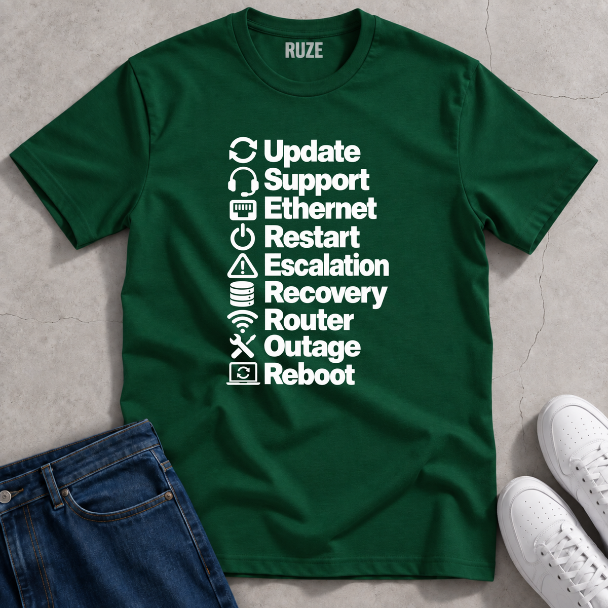 IT Support Acronym T-Shirt