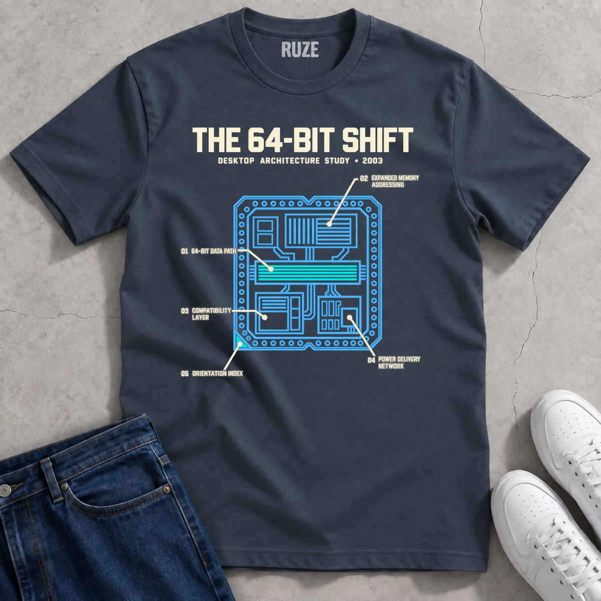 The 64 Bit Shift T-shirt