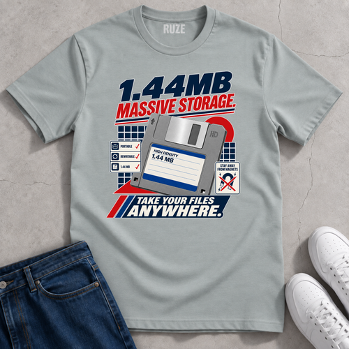 1.44MB Floppy Disk T-Shirt