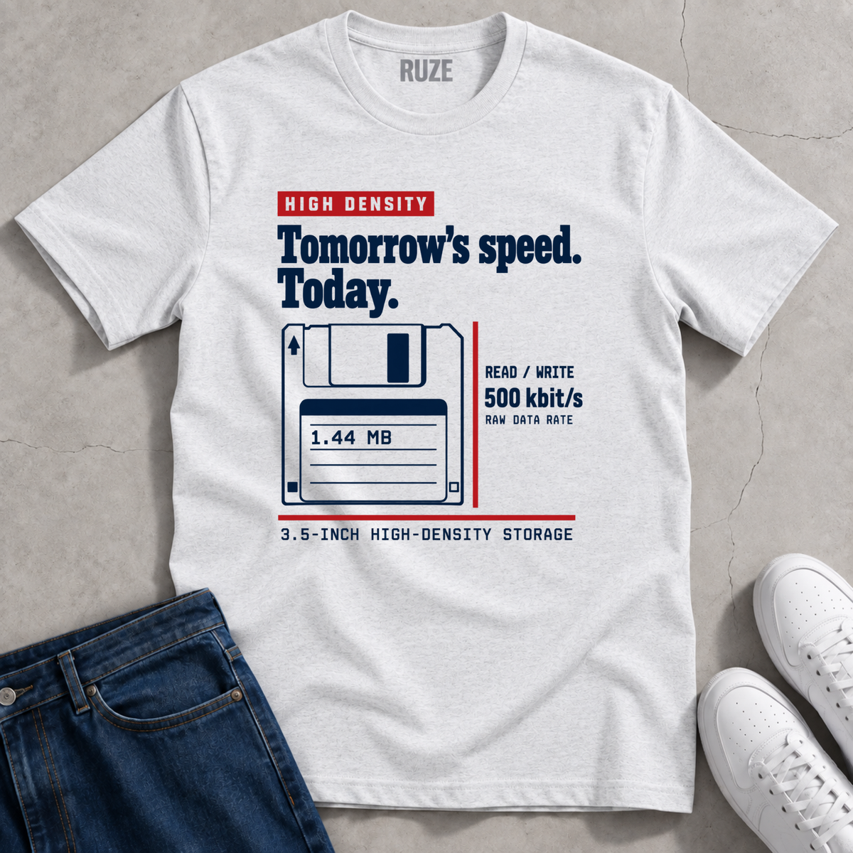 Floppy Disk Tomorrow's Speed T-Shirt